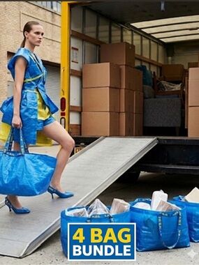 IKEA Frakta Bags 4 Bags included, New